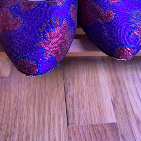 Via Spiga - Floral Tapestry Mary Jane Heels - Picture 6 of 6